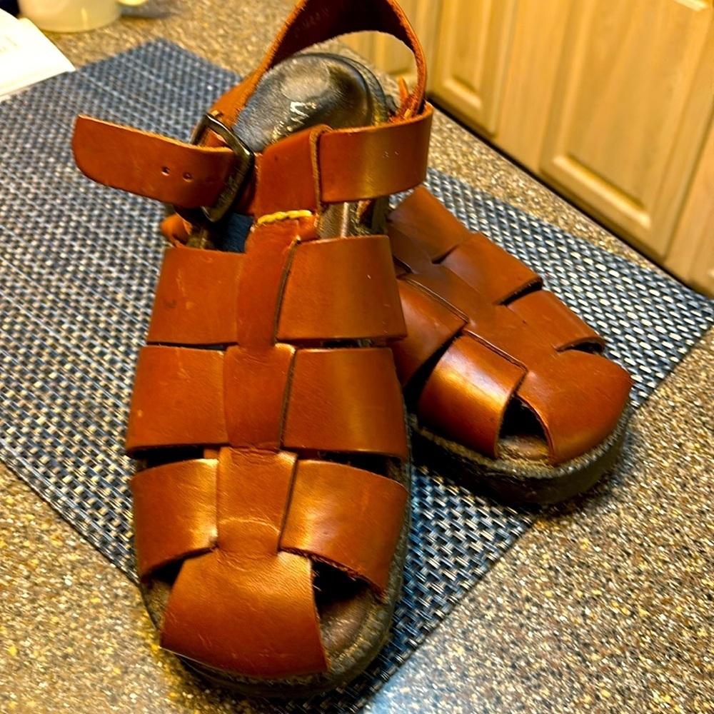 Men’s sandals in a size 10 1/2 by Emozioni made in Italy